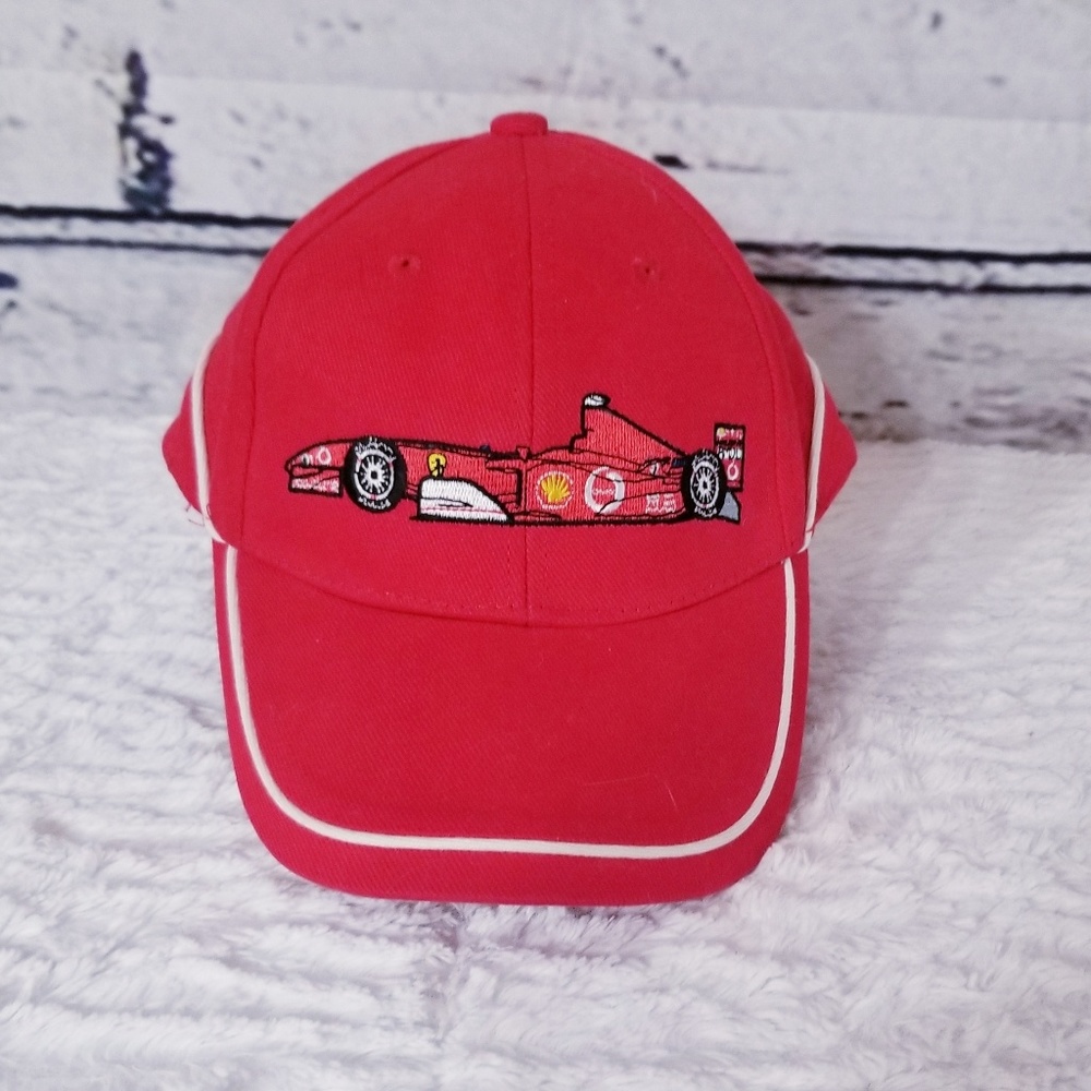 Vintage Ferrari Embroidered Formula 1 Race…